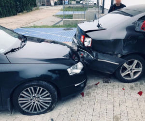 Szybki Mercedes-AMG odzyskany po pościgu. Auto skradziono w Łebie