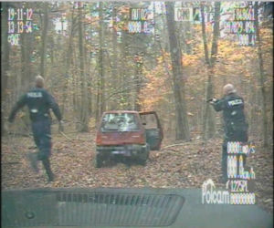 Uciekał przed policją z dzieckiem i ciężarną żoną