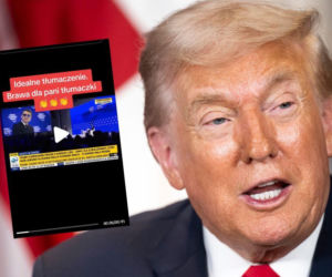 Tłumaczka  skradła show Trumpowi w Davos! Internauci zachwyceni stylem tłumaczenia