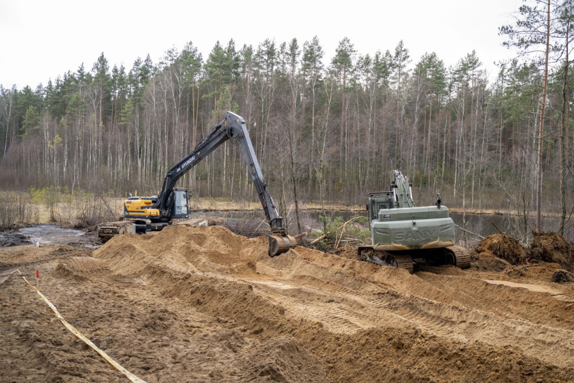 Hercules na litewskim poligonie w Podbrodziu.
