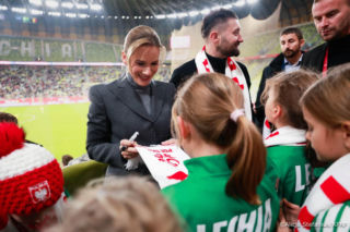 Marta Nawrocka zaskoczyła! Pojawiła się na trybunach