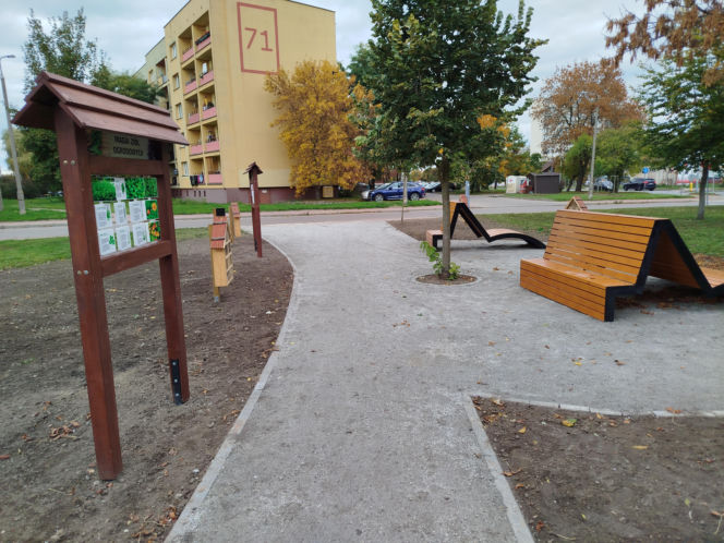 Park kieszonkowy przy ul. Żytniej w Siedlcach