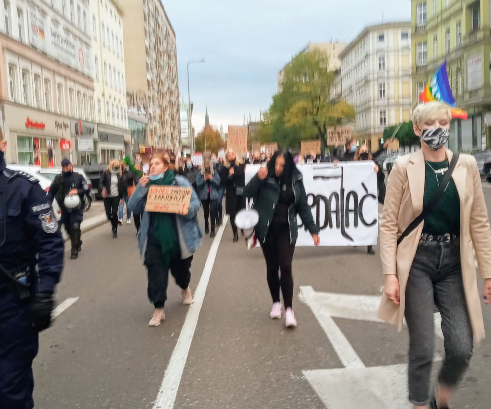 Protest kobiet w Szczecinie - 22.10.2020