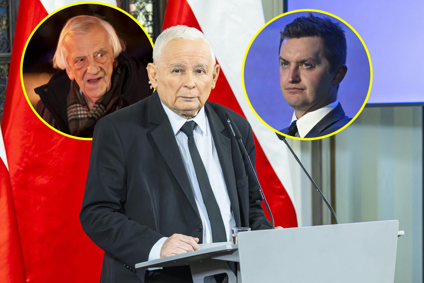 Jarosław Kaczyński wyzdrowiał i pogroził palcem. Kto się nie posłucha, skończy karie…