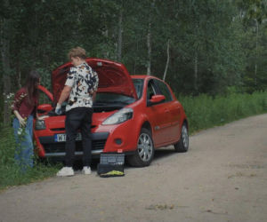 M jak miłość, odcinek 1894. Basia (Karina Woźniak), Kacper (Bartosz Ziewiec)
