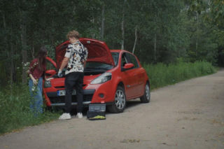 M jak miłość, odcinek 1894. Basia (Karina Woźniak), Kacper (Bartosz Ziewiec)