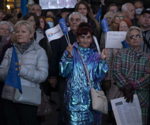 Opole zostaje w Unii. Protest na pl. Wolności [niedziela 10.10.2021]