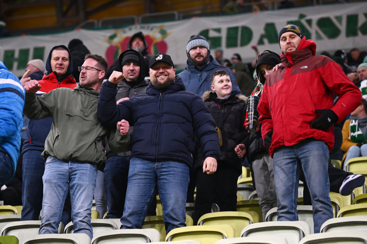 Kibice na meczu Lechia - Śląsk. Zobacz zdjęcia z trybun!