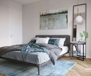 Sypialnia w apartamencie