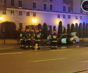 Uber spalił się na ulicy