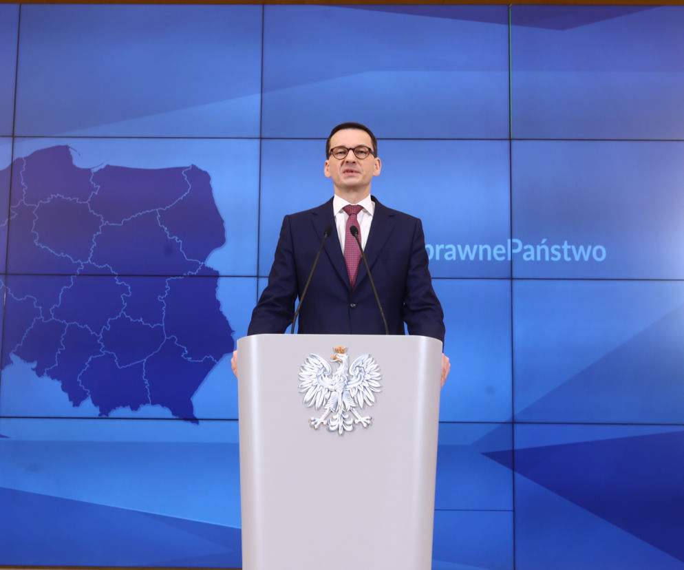 Premier Morawiecki konferencja