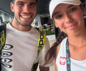 Oliwia Sybicka, 16-letnia stypendystka Igi Świątek