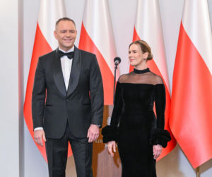 Nawroccy zadali szyku na spotkaniu z Korpusem Dyplomatycznym