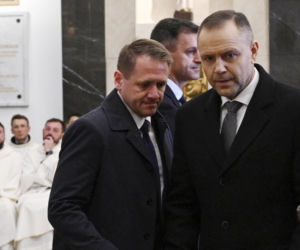 Tłumy na pogrzebie Jacka Magiery. Gest Karola Nawrockiego wyciska łzy