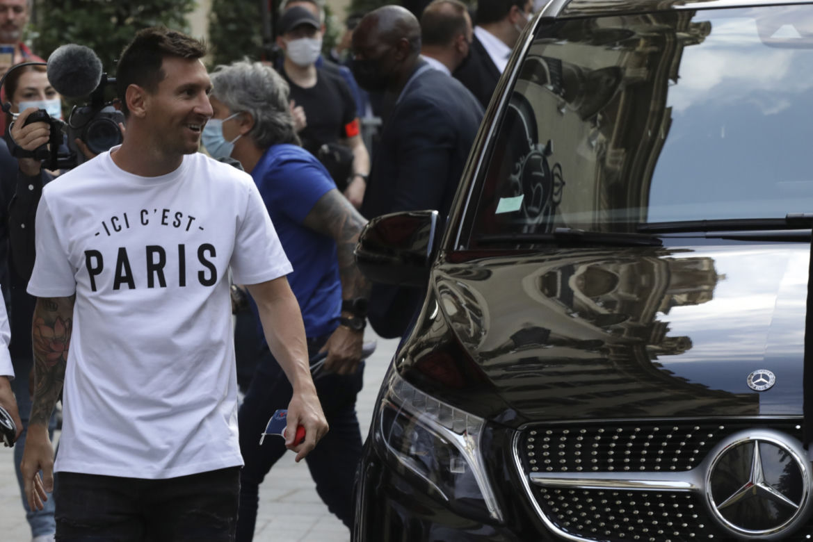 Leo Messi zaprezentowany w PSG