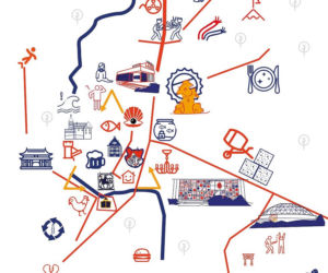 Powstała nietypowa mapa Olsztyna. Plakaty rozwieszono na miejskich słupach [ZDJĘCIA]