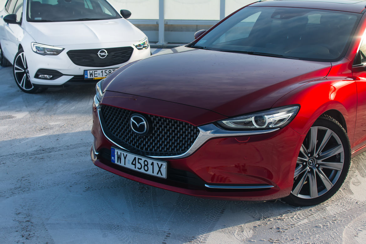Mazda 6 Sport Kombi 2.2D 184 KM AT6 AWD vs. Opel Insignia Sports Tourer 2.0 CDTi 210 KM AT8 AWD