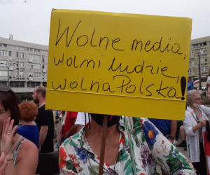 Lex TVN - Protest w Łodzi
