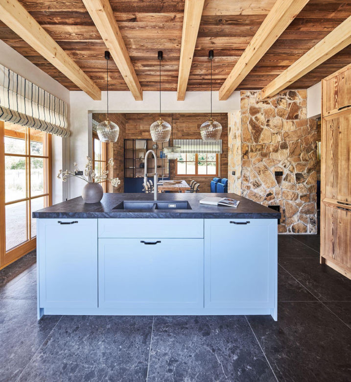 Kuchnia w stylu chalet