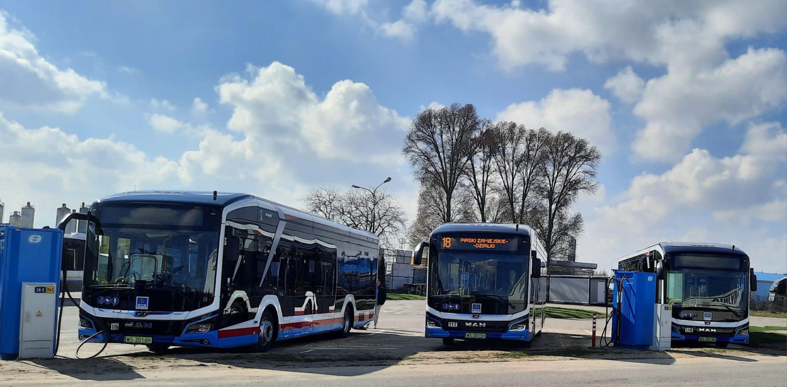 Nowe zeroemisyjne autobusy MPK w Siedlcach jeżdżą trasami linii 12, 16 i 18