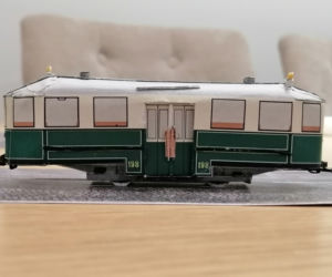 Modele tramwajów stworzone przez pana Michała z Poznania