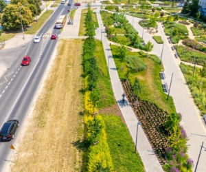 Park nad Południową Obwodnicą Warszawy w Warszawie