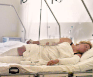 Wjechała autem  w zbiornik z gazem