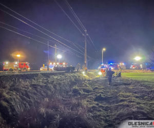Wypadek na przejeździe kolejowym między Boguszycami i Dąbrową