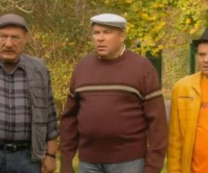 RANCZO 7 odc. 91 ostatni. Hadziuk (Bogdan Kalus), Solejuk (Sylwester Maciejewski), Pietrek (Piotr Pręgowski)