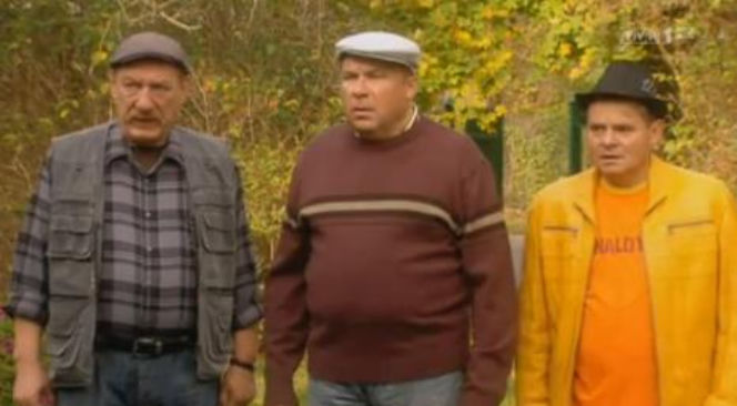 RANCZO 7 odc. 91 ostatni. Hadziuk (Bogdan Kalus), Solejuk (Sylwester Maciejewski), Pietrek (Piotr Pręgowski)