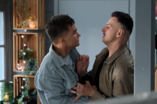 M jak miłość odc. 1941. Janek Winiar (Jakub Sirko), przystojniak (Damian Potębski)