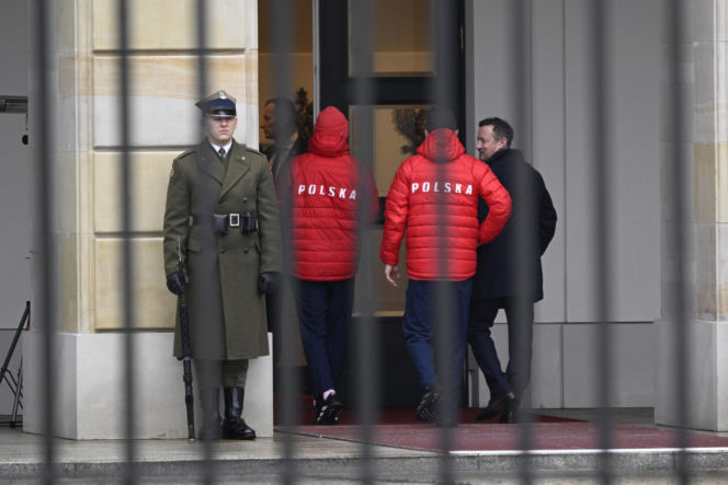 Kacper Tomasiak i skoczkowie u prezydenta