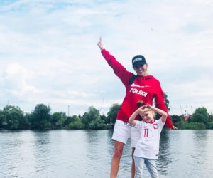 Polskie WAGs kibicują podczas meczu Polska Kolumbia