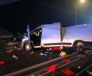 Potężny karambol na S19! Zderzyło się co najmniej 17 pojazdów