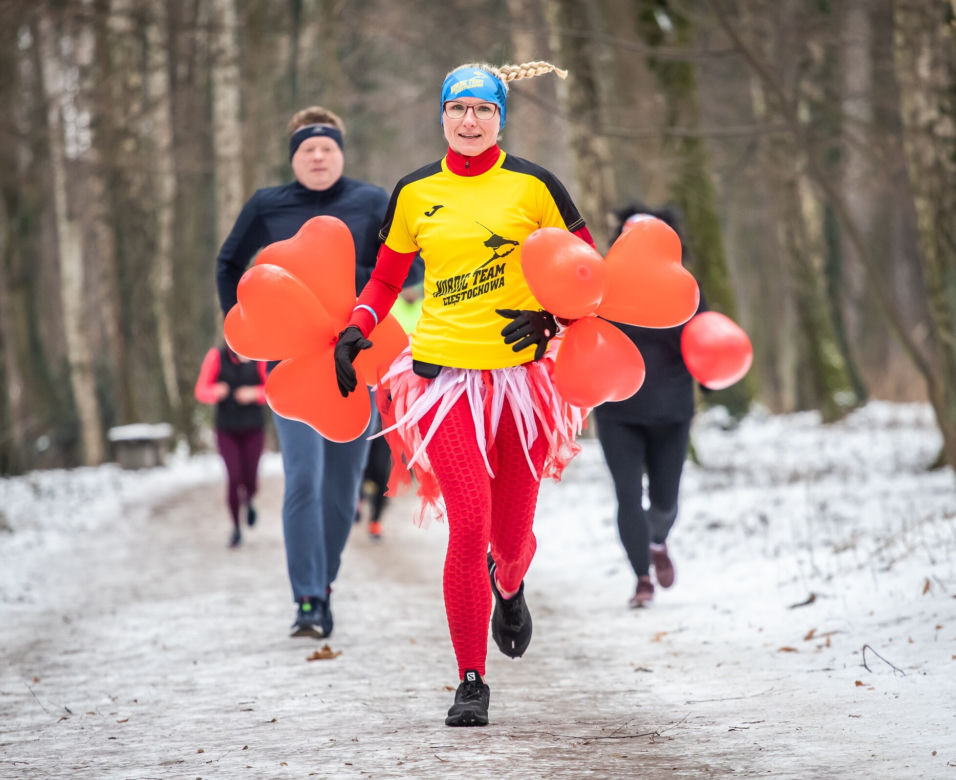 Walentynkowy Park Run w Częstochowie 2023