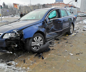 Marina Łuczenko rozbiła Porsche Cayenne Wojtka Szczęsnego
