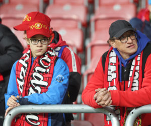 Widzew Łódź - Górnik Zabrze: Zdjęcia kibiców i zawodników z klasyku w ramach 12. kolejki PKO BP Ekstraklasy