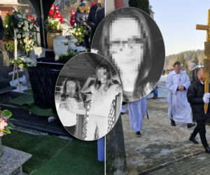 Zuzanna i jej dzieci zginęli przez czad. Spoczęli w jednej mogile, obok wielkie serca z kwiatów