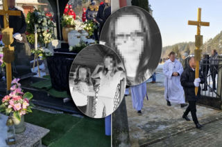 Zuzanna i jej dzieci zginęli przez czad. Spoczęli w jednej mogile, obok wielkie serca z kwiatów