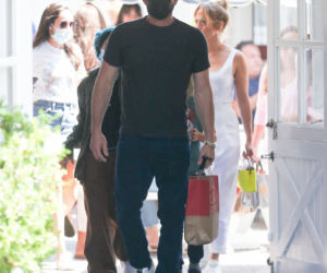 Jennifer Lopez i Ben Affleck z dziećmi na lunchu
