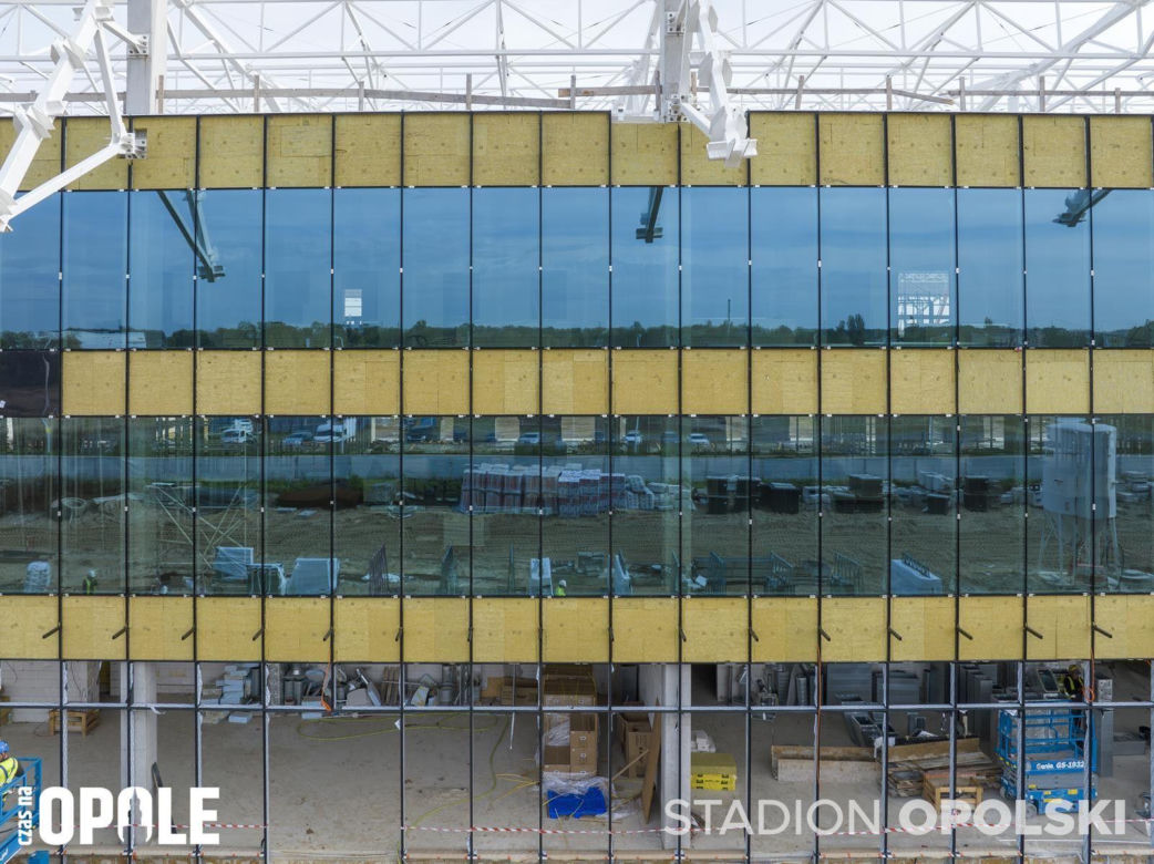 Stadion Opolski w budowie. Najnowsze zdjęcia