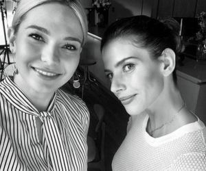 Zawsze warto. Joanna Kuberska, Weronika Rosati (Marta) na planie