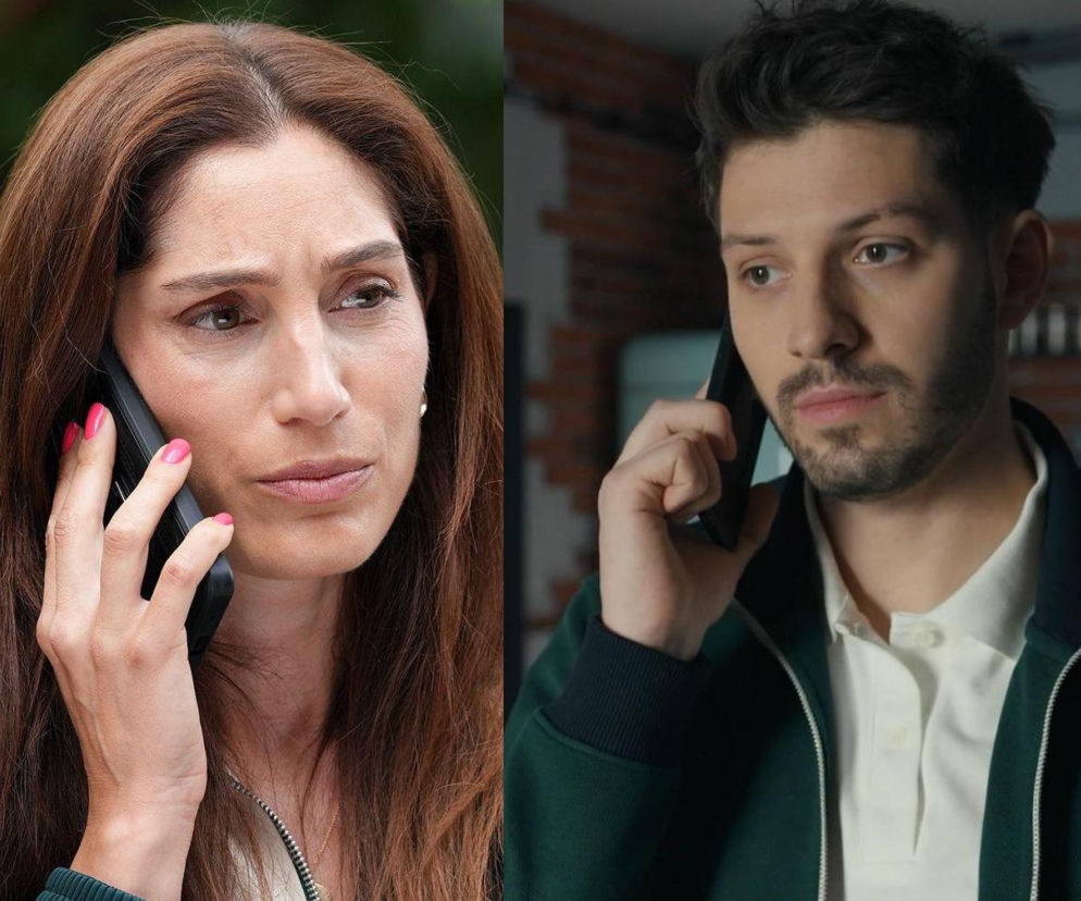 Celina Brońska i Justin Skotnicki rozmawiają przez telefony. O ich spisku w Barwach szczęścia pisze SE Superseriale.