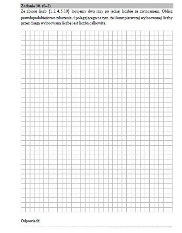 Matura próbna 2020 matematyka