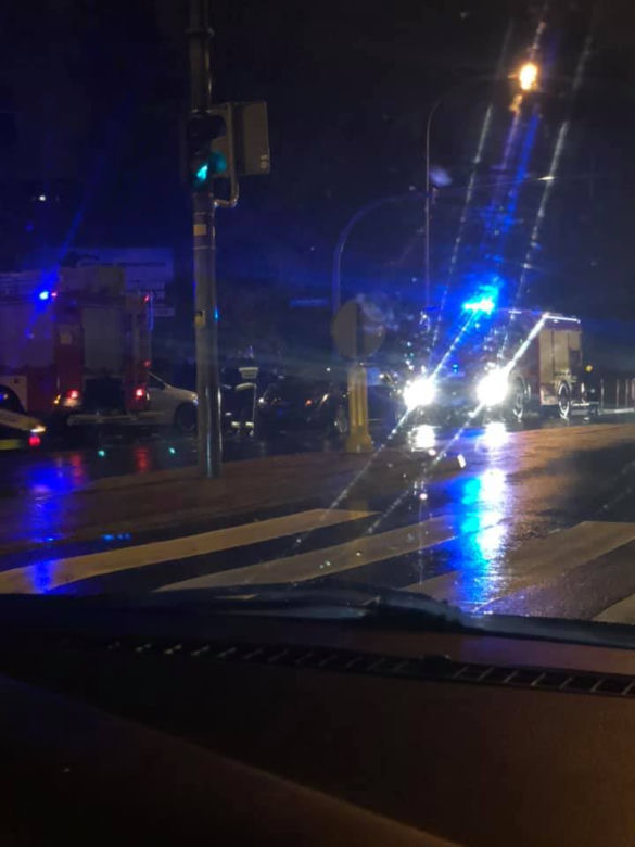 Białystok. Bolt zderzył się z osobówką
