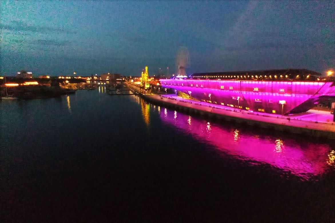 Iluminacja Morskiego Centrum Nauki