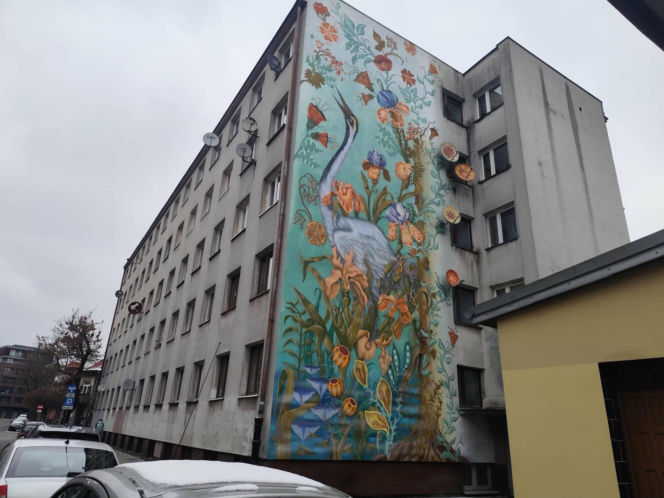 Arrasy na budynku. Kraków ma kolejny mural