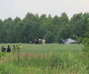 Zderzenie samolotów pod Radomiem. Zdjęcia z wypadku awionetek Cessna 152.