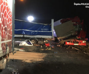 Gliwice: KARAMBOL na A4! Ciężarówki zderzały się jak DOMINO! Są ranni