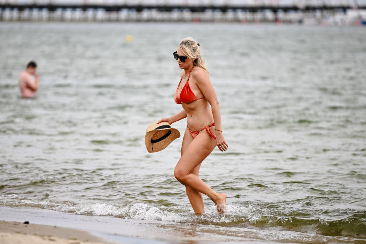 Sylwia Gliwa wypoczywa nad morzem